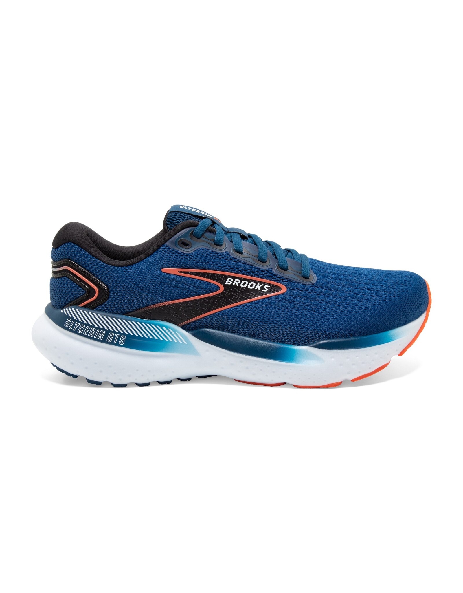 Brooks Glycerin GTS 21-Heren-Blue Opal/Black/Nasturtium