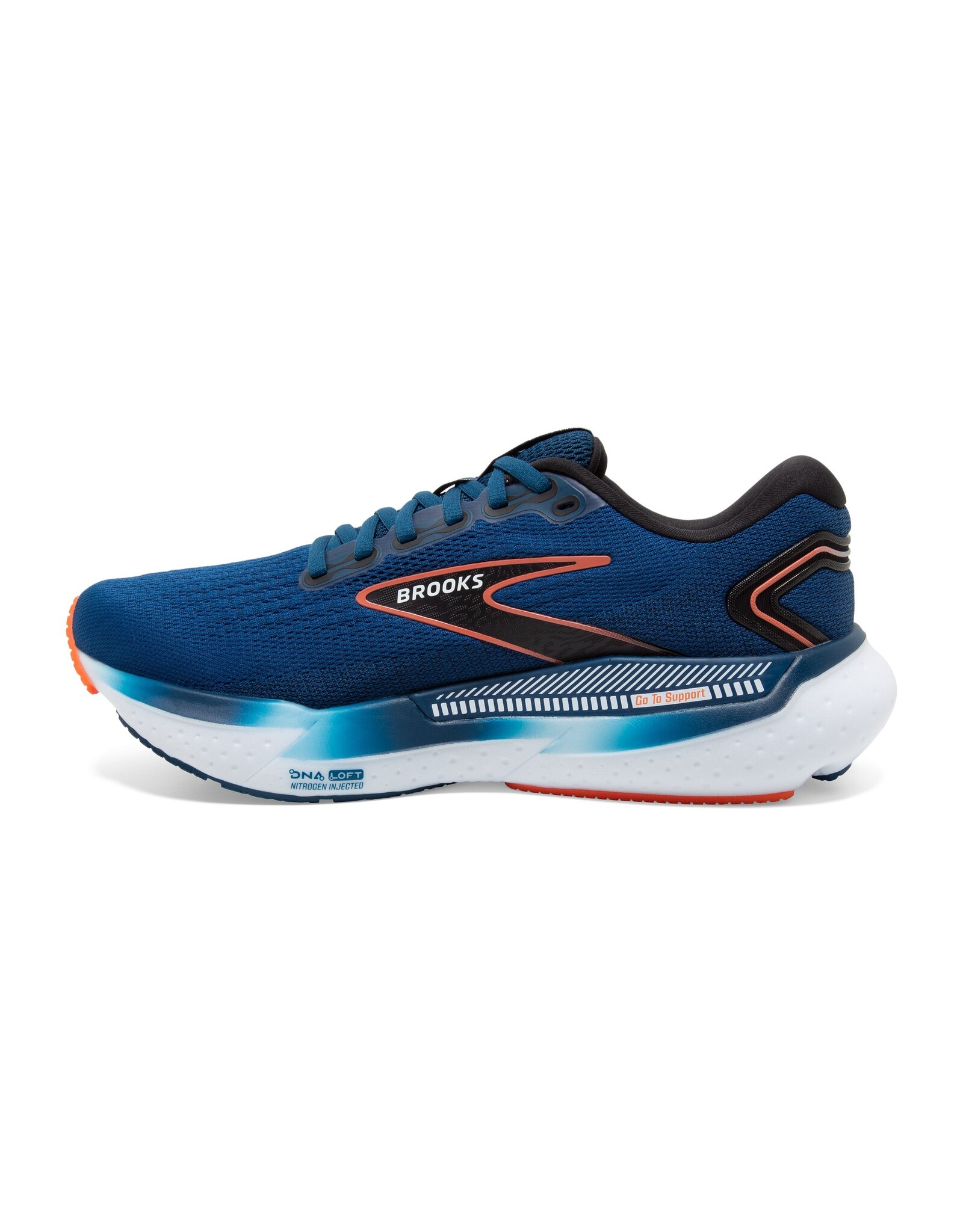 Brooks Glycerin GTS 21-Heren-Blue Opal/Black/Nasturtium