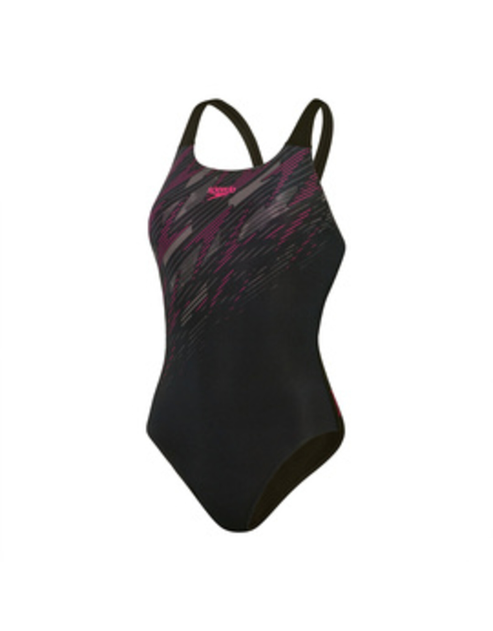 Speedo ECO+ H-BOOM PLACEM MUSCLEB BLA/PIN