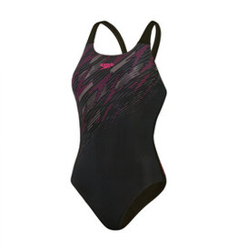 Speedo ECO+ H-BOOM PLACEM MUSCLEB BLA/PIN