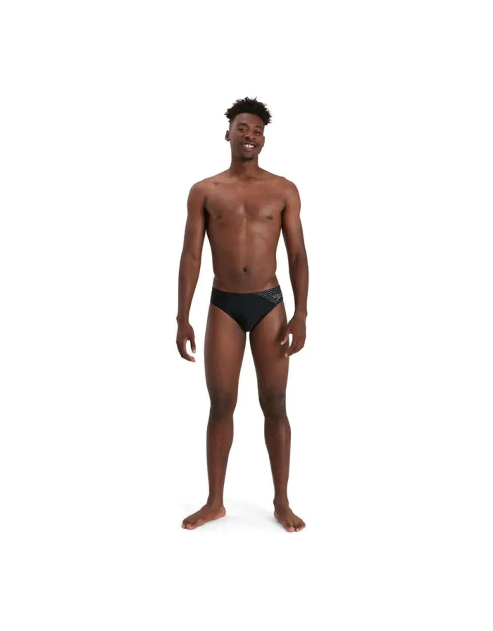 Speedo ECO MEDLEY LOGO 7CM BRIEF BLA/GRE