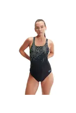 Speedo ECO+M DIG PRINT MEDALIST BLA/GRN