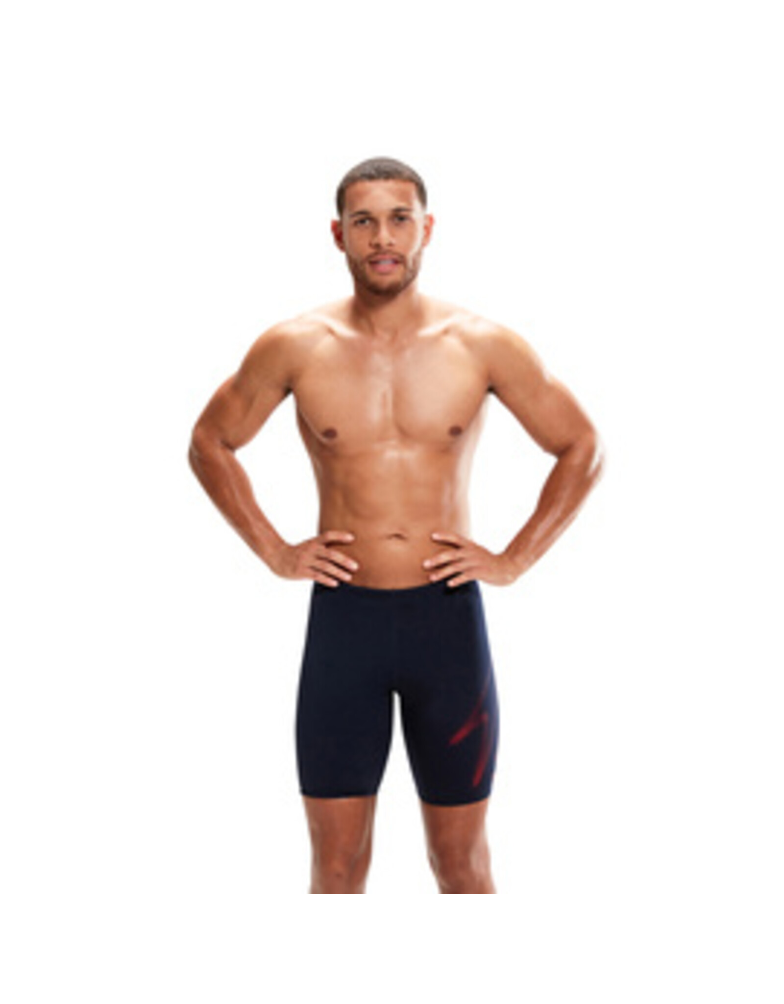 Speedo ECO+ MEDLEY LOGO JAM NAV/RED