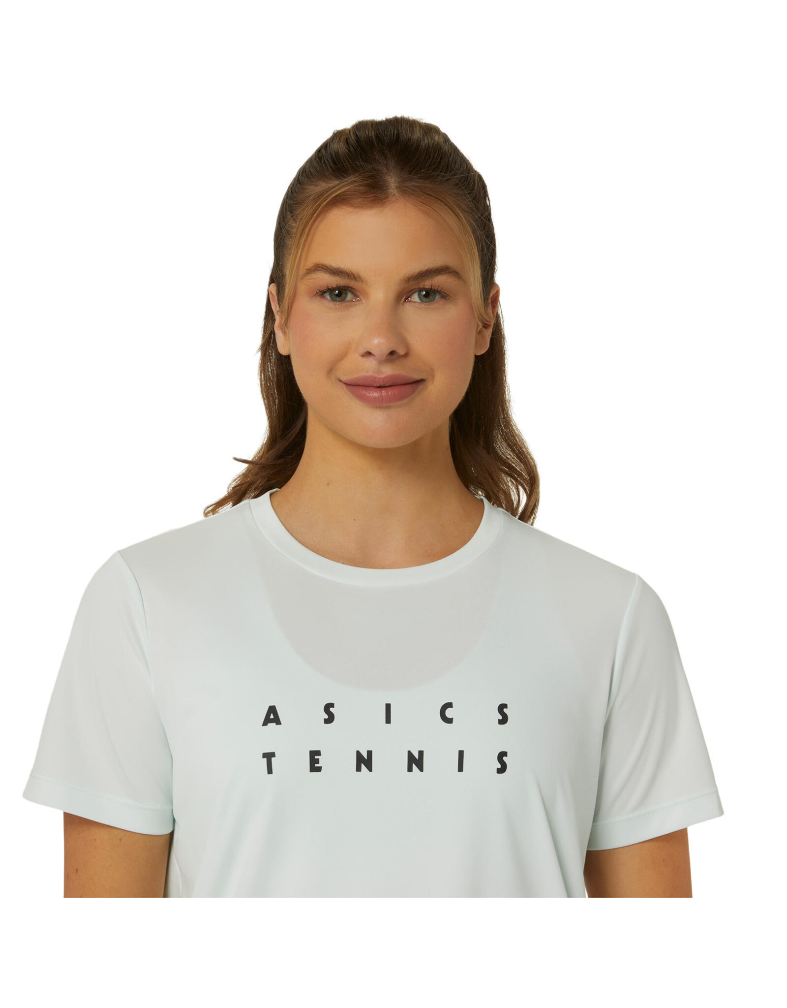 Asics WOMEN COURT GRAPHIC TEE-Dames-PALE MINT