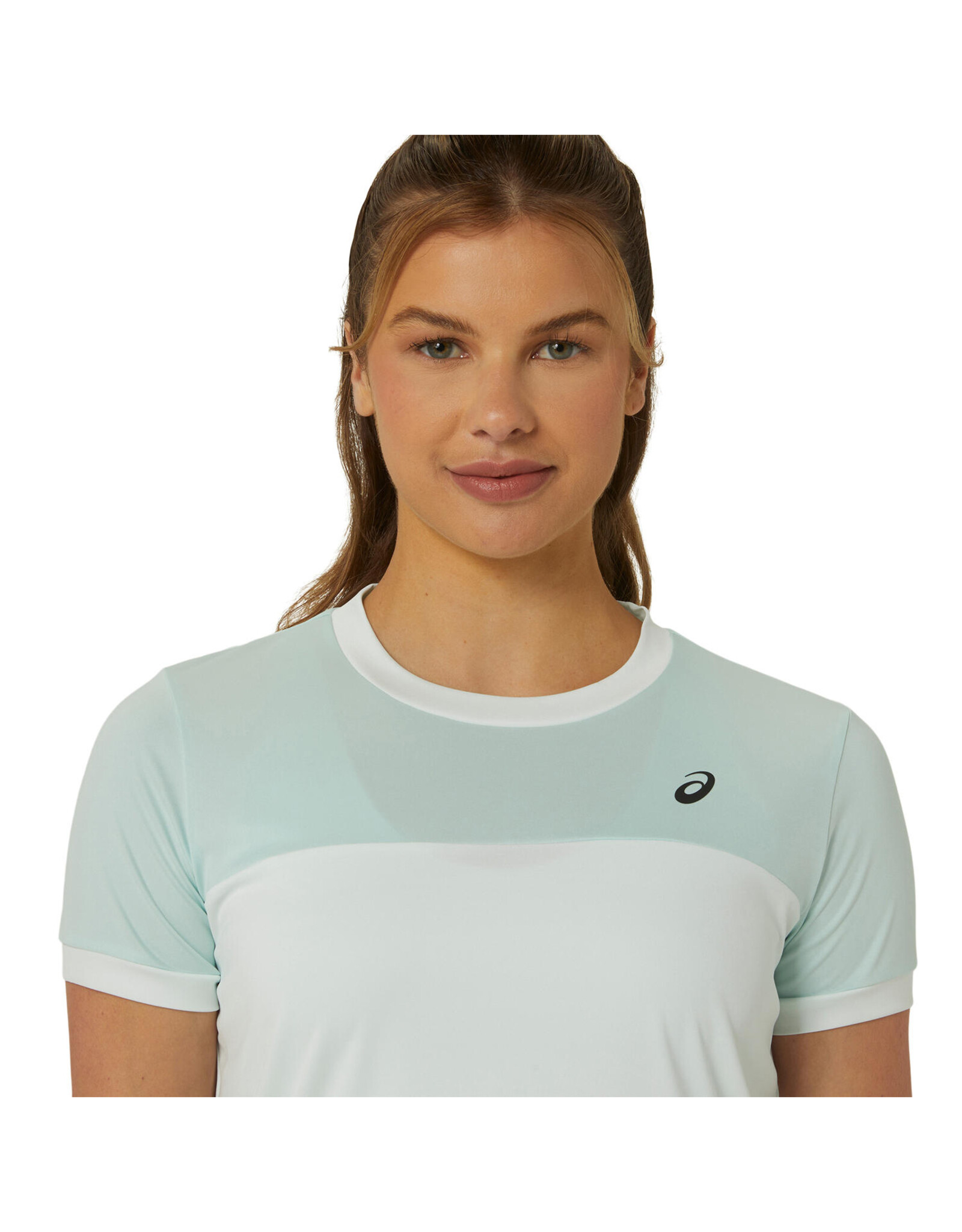 Asics WOMEN COURT SS TOP-Dames-PALE MINT/PALE BLUE