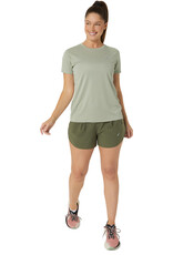 Asics CORE SS TOP-Dames-OLIVE GREY