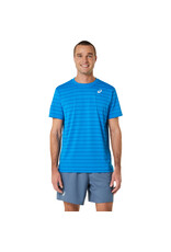 Asics MEN COURT STRIPE SS TOP-Heren-DIRECTOIRE BLUE