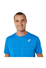 Asics MEN COURT STRIPE SS TOP-Heren-DIRECTOIRE BLUE