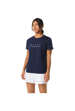 Asics WOMEN COURT GRAPHIC TEE-Dames-MIDNIGHT