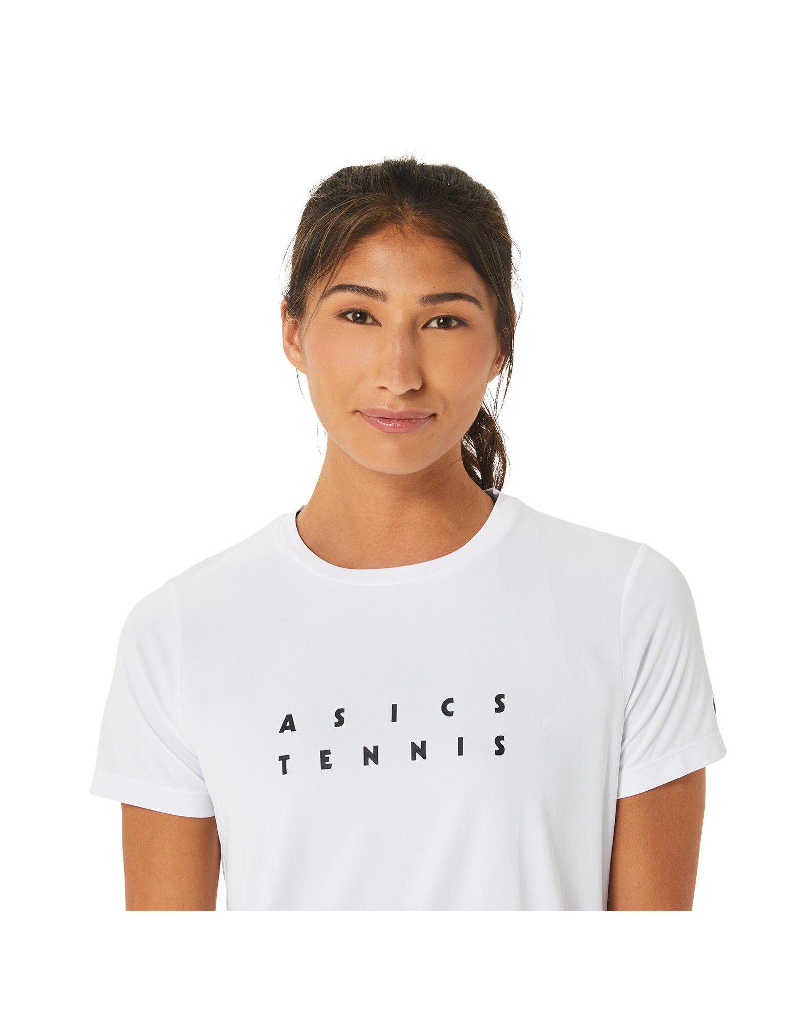 Asics WOMEN COURT GRAPHIC TEE-Dames-BRILLIANT WHITE