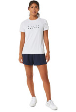 Asics WOMEN COURT GRAPHIC TEE-Dames-BRILLIANT WHITE