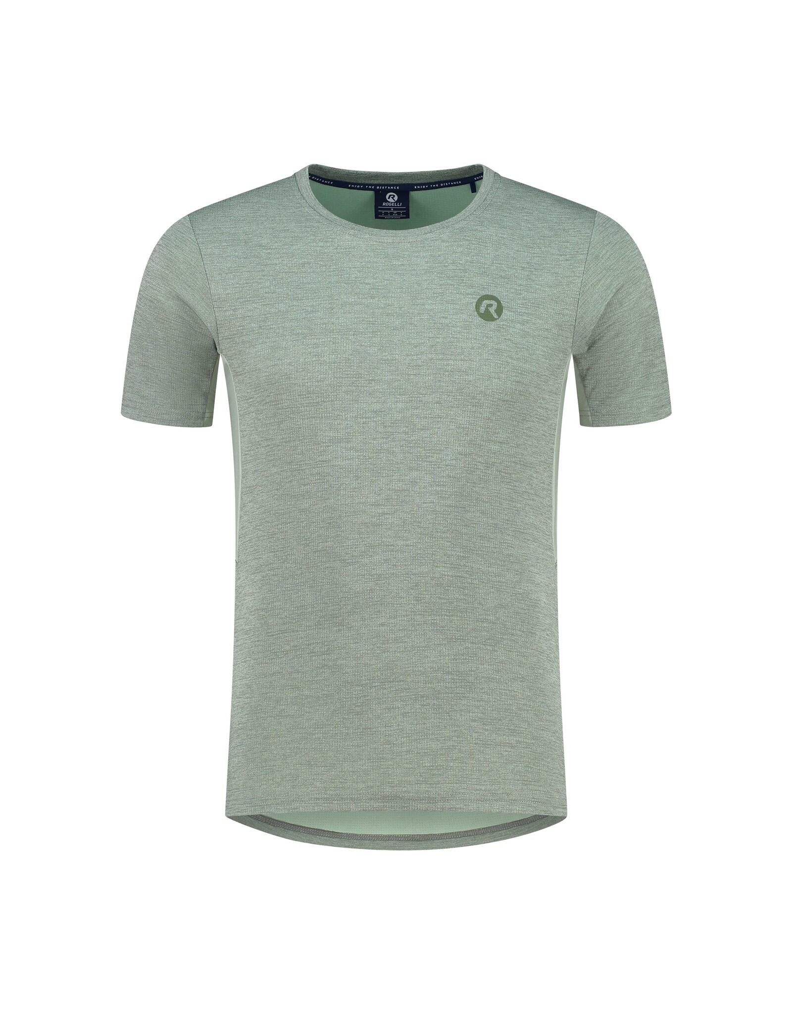 Rogelli Running T-shirt Ace Sage Leaf melange