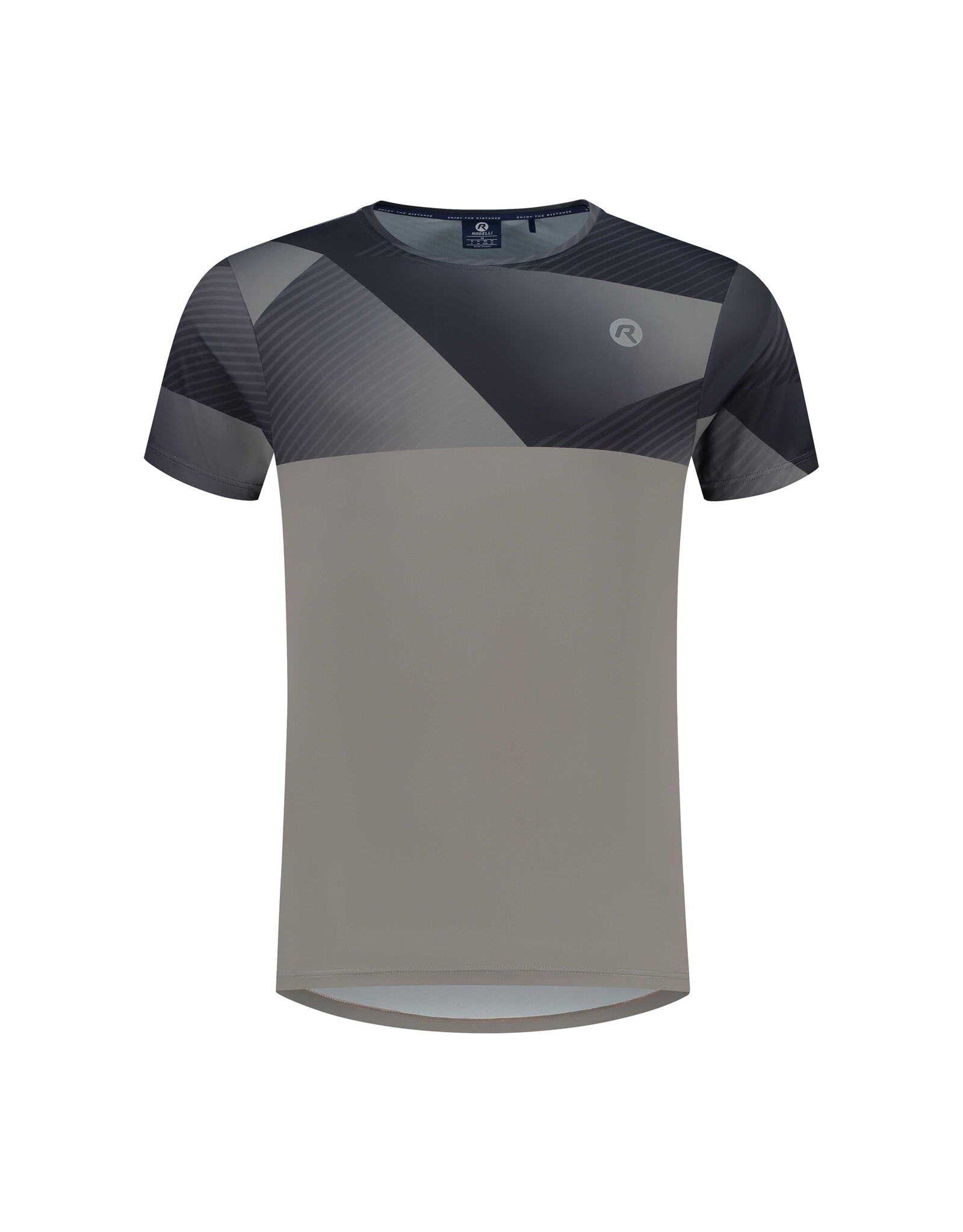 Rogelli Running T-shirt Rush Taupe