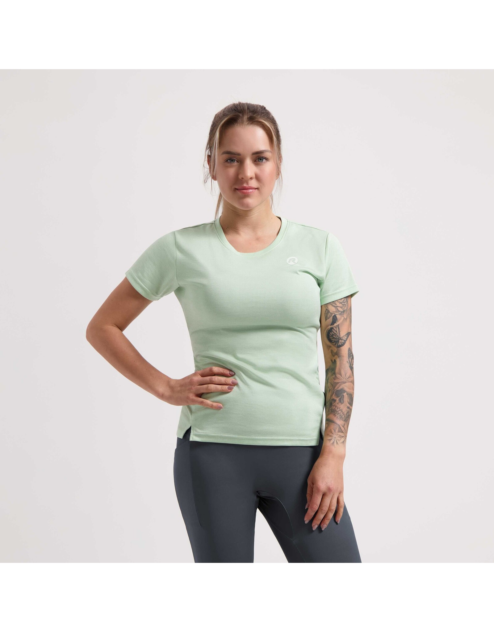 Rogelli Ds Running T-shirt Aya Mist green melange