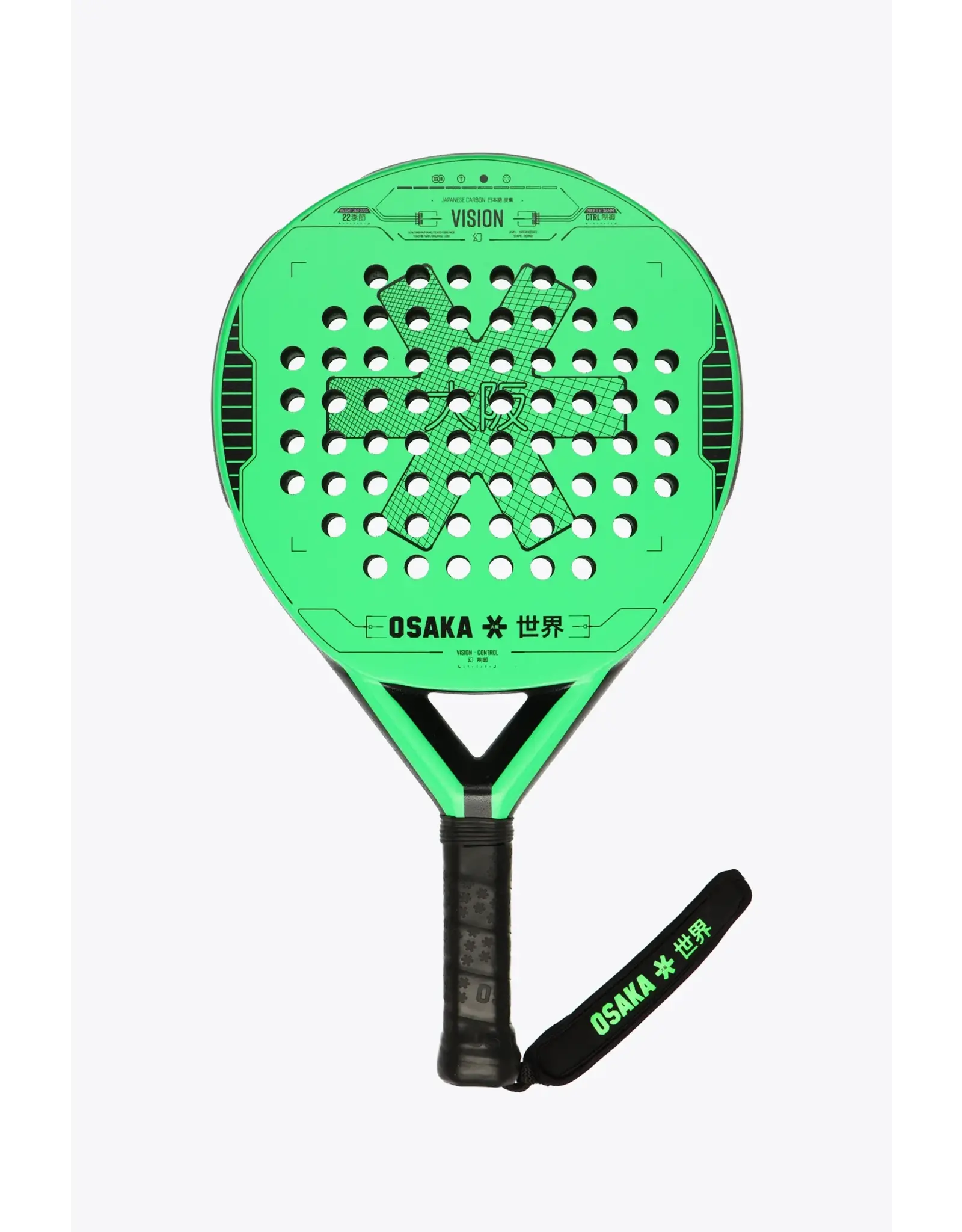 Osaka VISION RACKET - CONTROL - ICONIC BLACK