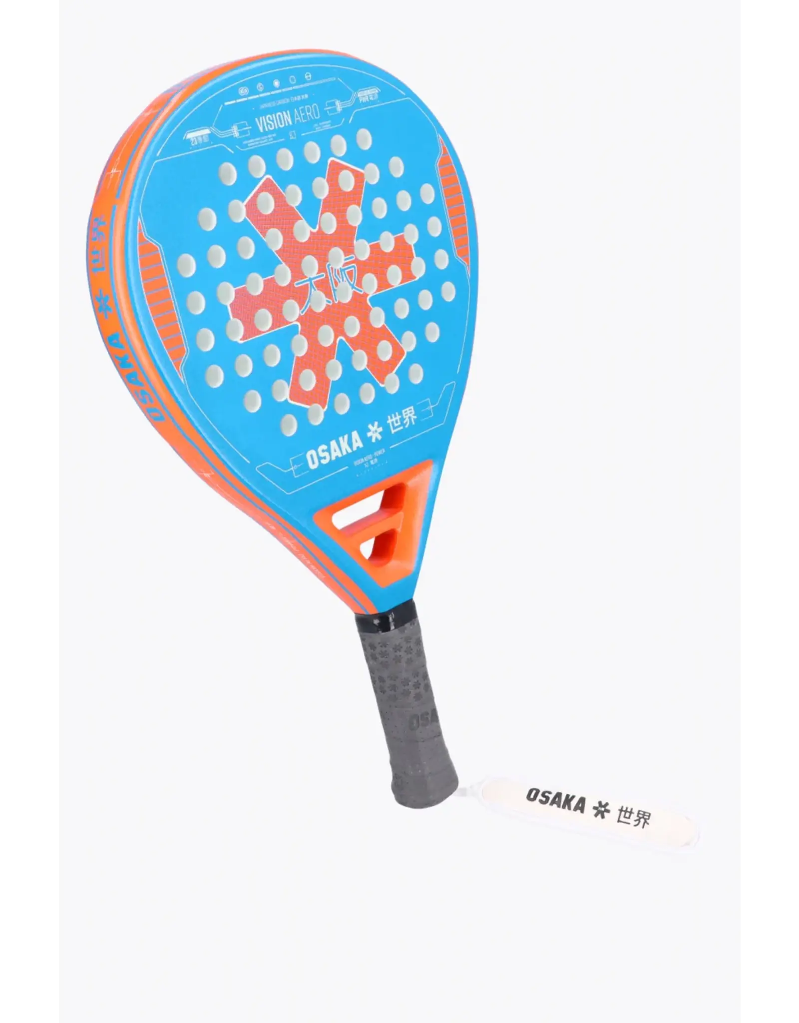 Osaka Vision Aero Racket - Power - Blue - Orange