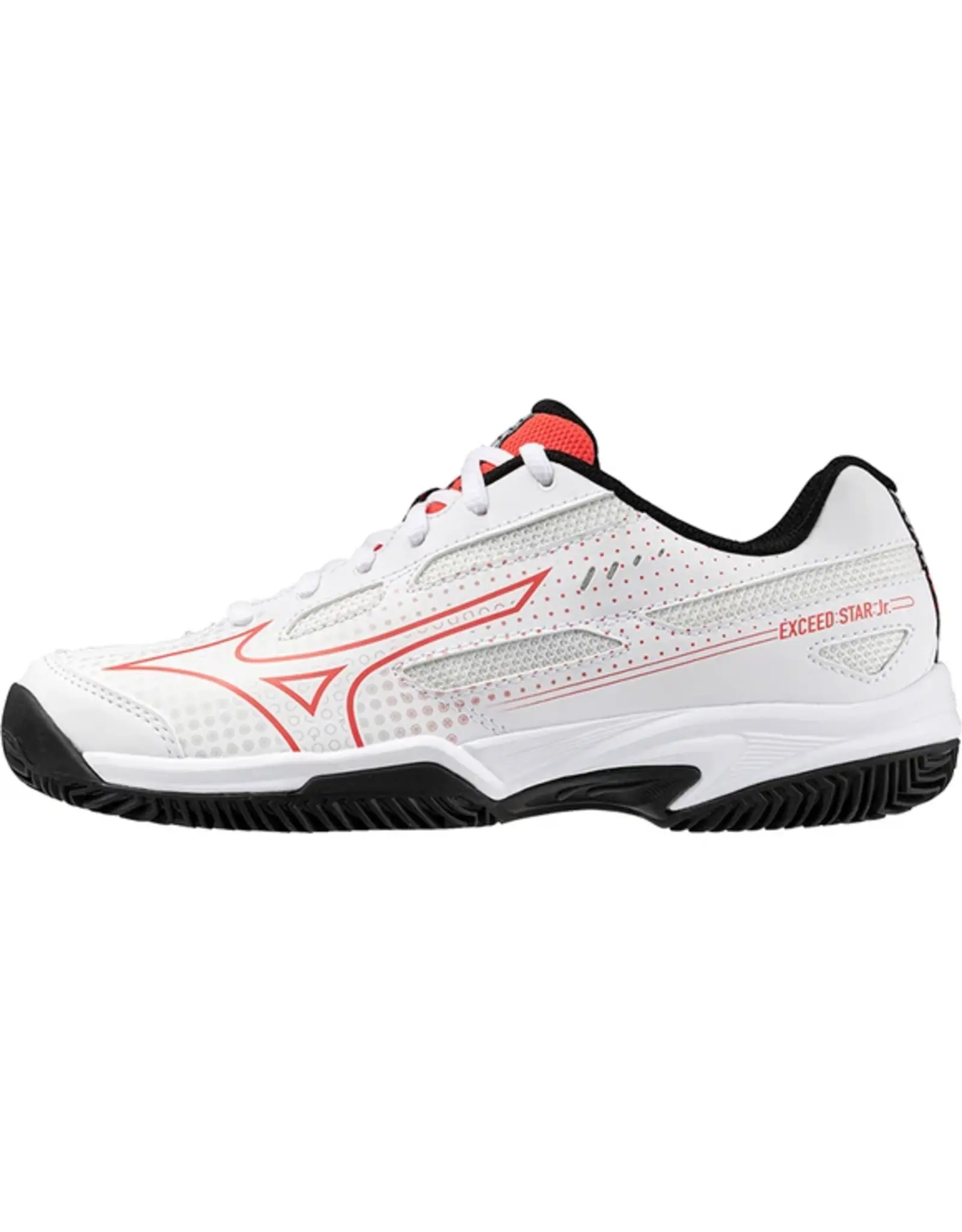 Mizuno EXCEED STAR Jr. CC-Kinderen-White/Radiant Red/Black