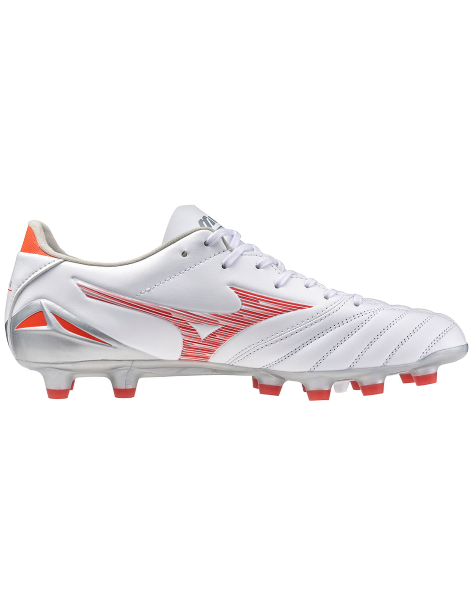 Mizuno MORELIA NEO IV PRO-Unisex-White/Radiant Red/ Hot Coral