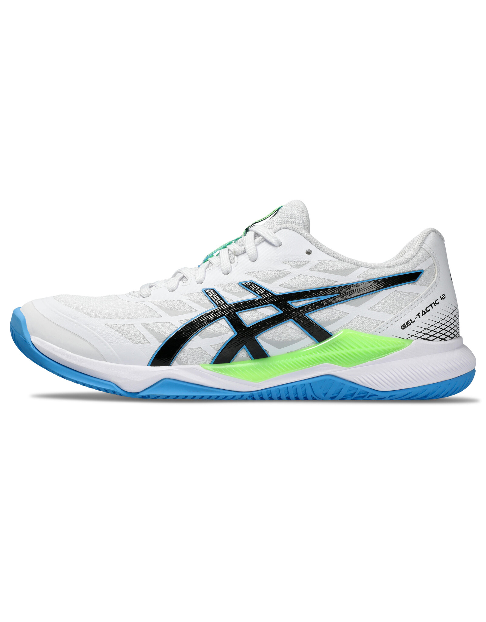 Asics GEL-TACTIC 12-Heren-WHITE/LIME BURST