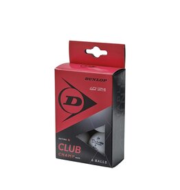 Dunlop D TT 40+CLUB CHAMP 6 BALL BLISTER WHITE