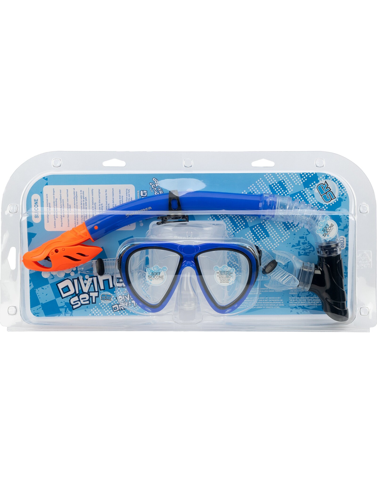 Waimea® Duikmasker met Snorkel Silicone • Senior •