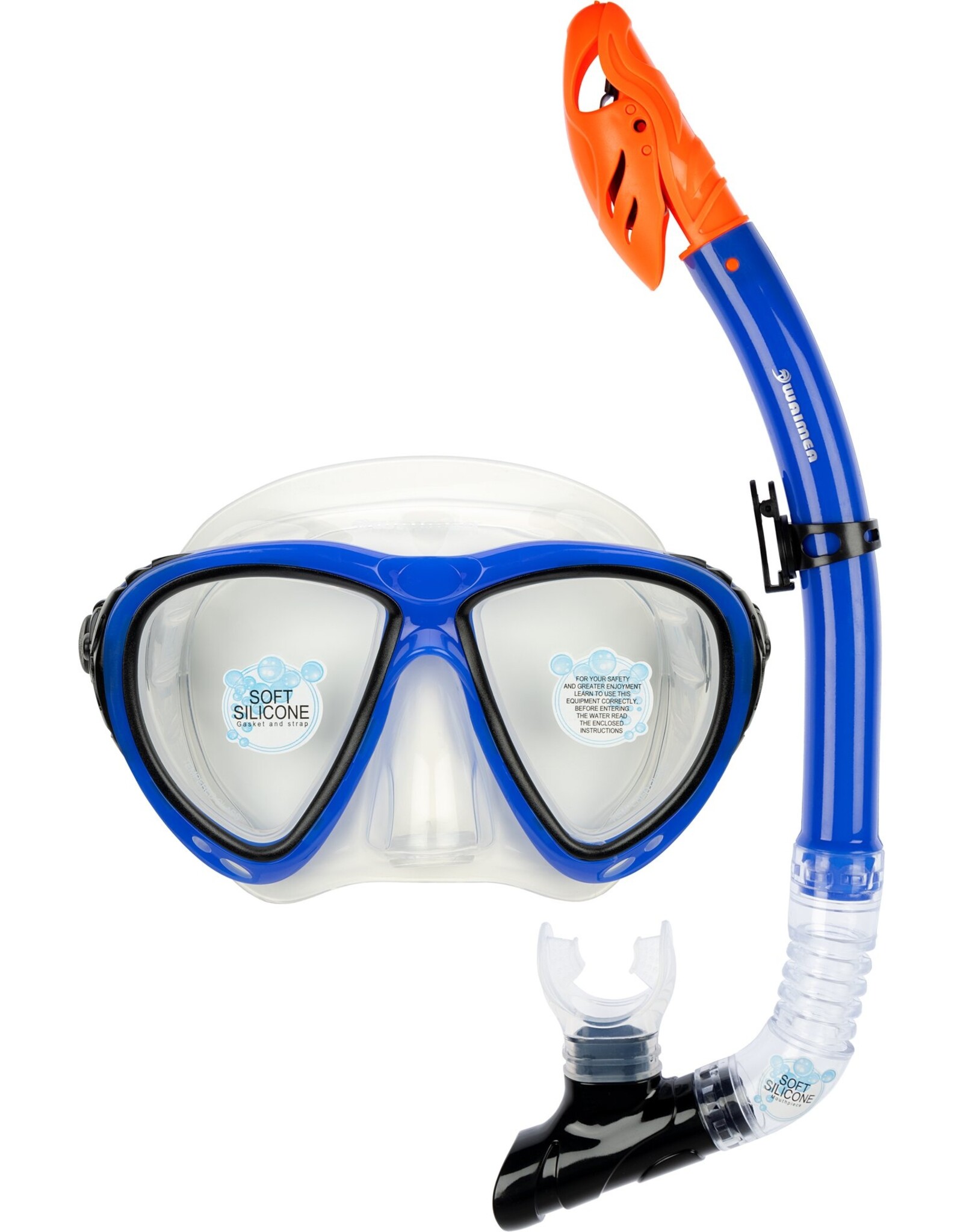 Waimea® Duikmasker met Snorkel Silicone • Senior •