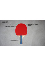 Avento Tafeltennisbat • 2-Star • Zwart/Rood