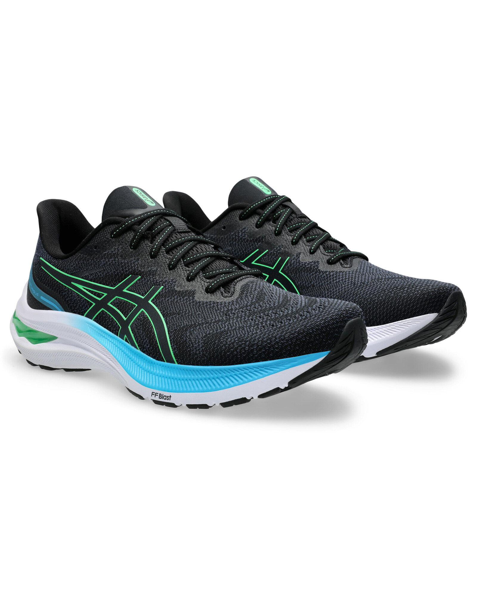 Asics GEL-PURSUE 9-Heren-BLACK/NEW LEAF