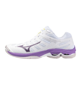 Mizuno SHOE WAVE VOLTAGE WOS-Dames-White/PatricianPurple/Quince
