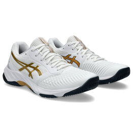 Asics NETBURNER BALLISTIC FF 3-Heren-WHITE/PURE GOLD