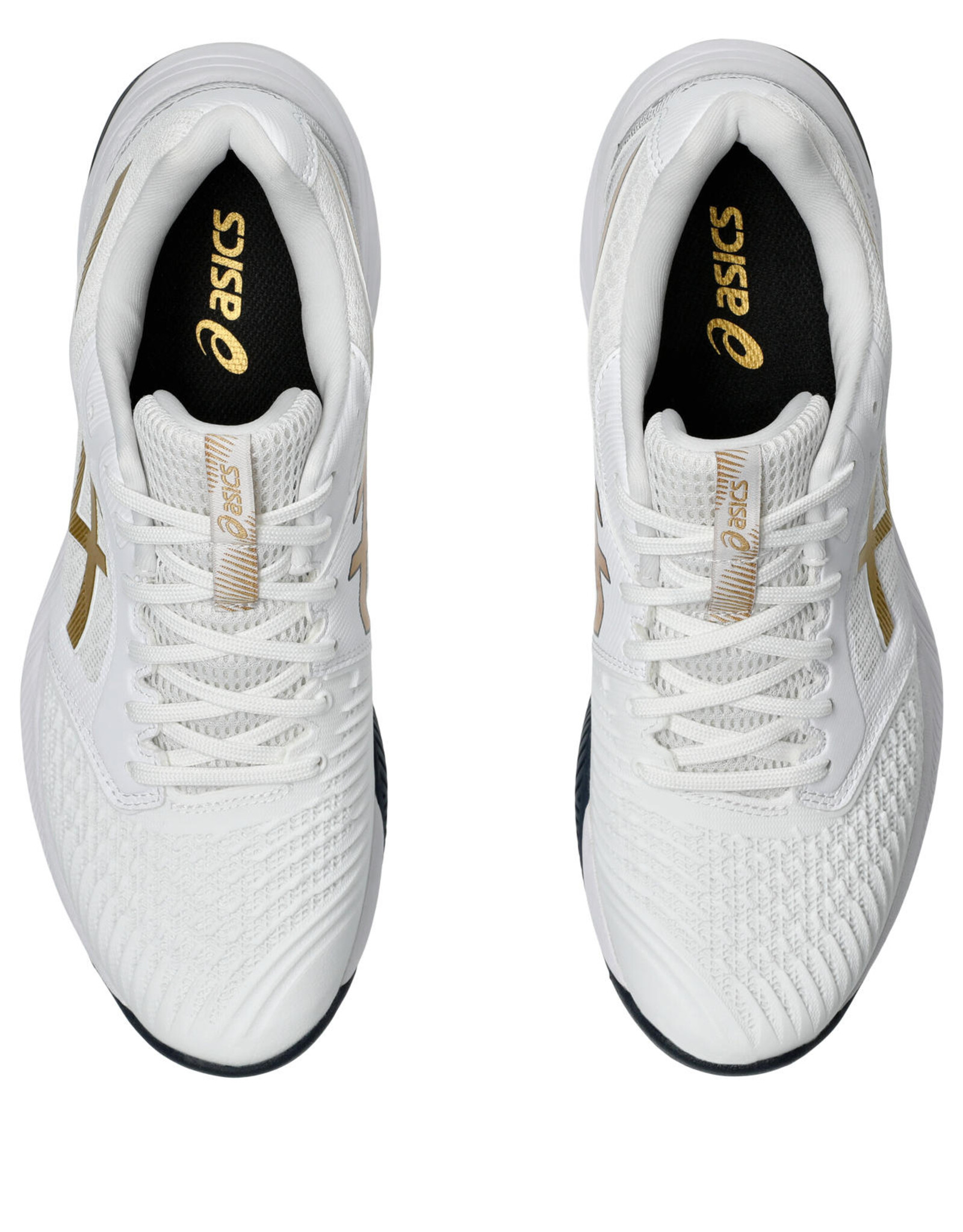 Asics NETBURNER BALLISTIC FF 3-Heren-WHITE/PURE GOLD
