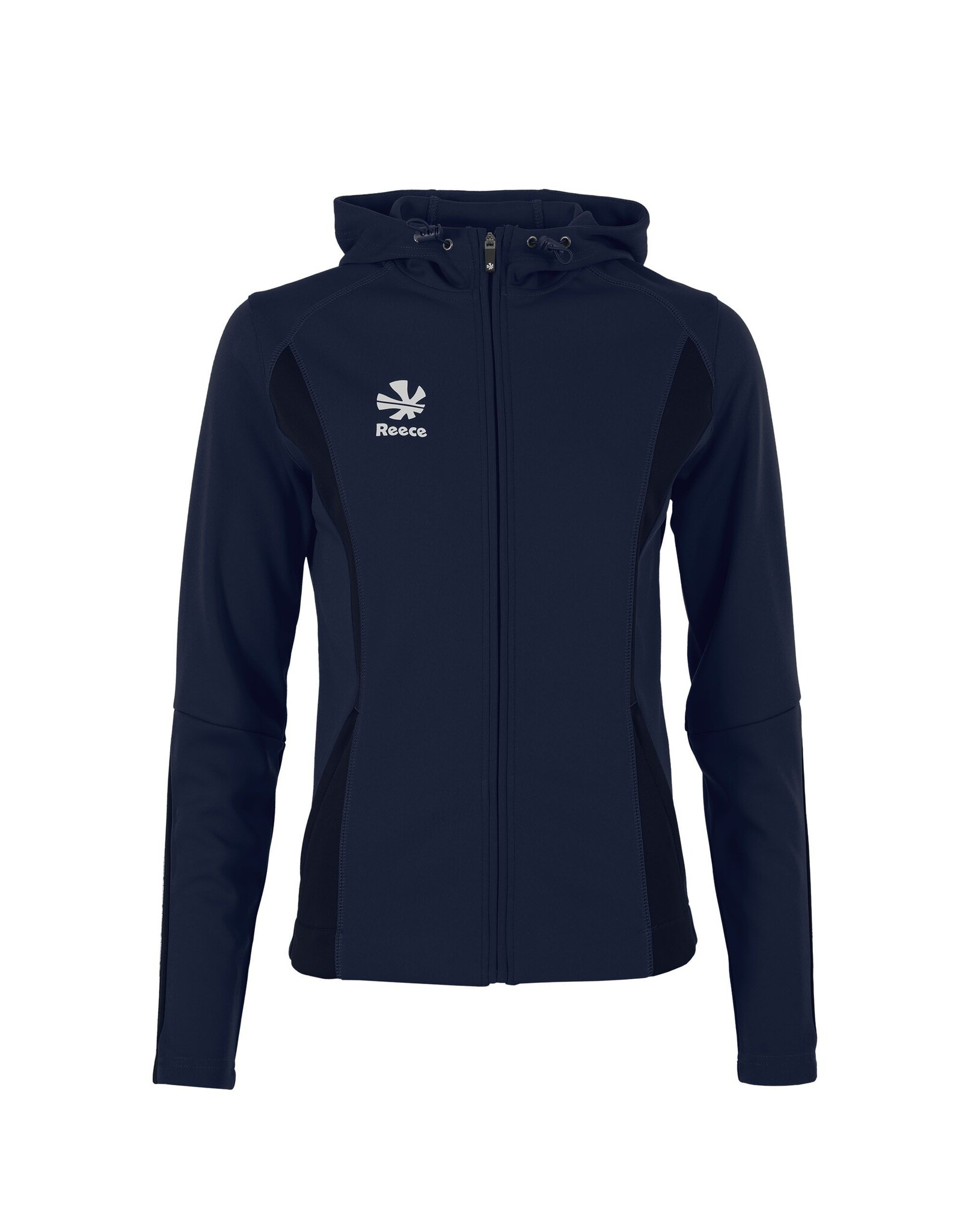 Reece Shift Hooded Full Zip Top Ladies-Navy
