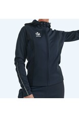 Reece Shift Hooded Full Zip Top Ladies-Navy