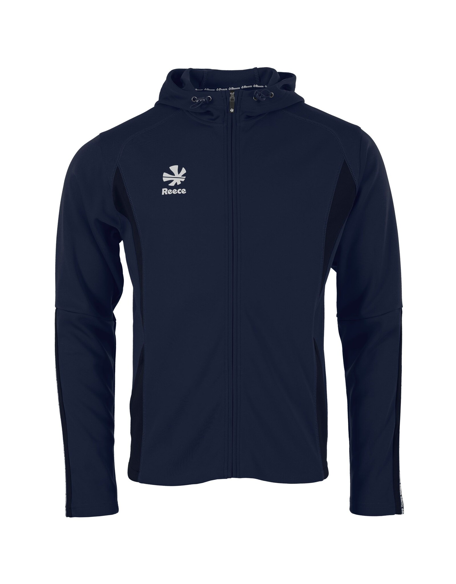 Reece Shift Hooded Full Zip Top-Navy