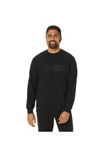 Asics ASICS SWEATSHIRT-Heren-PERFORMANCE BLACK/GRAPHITE GREY