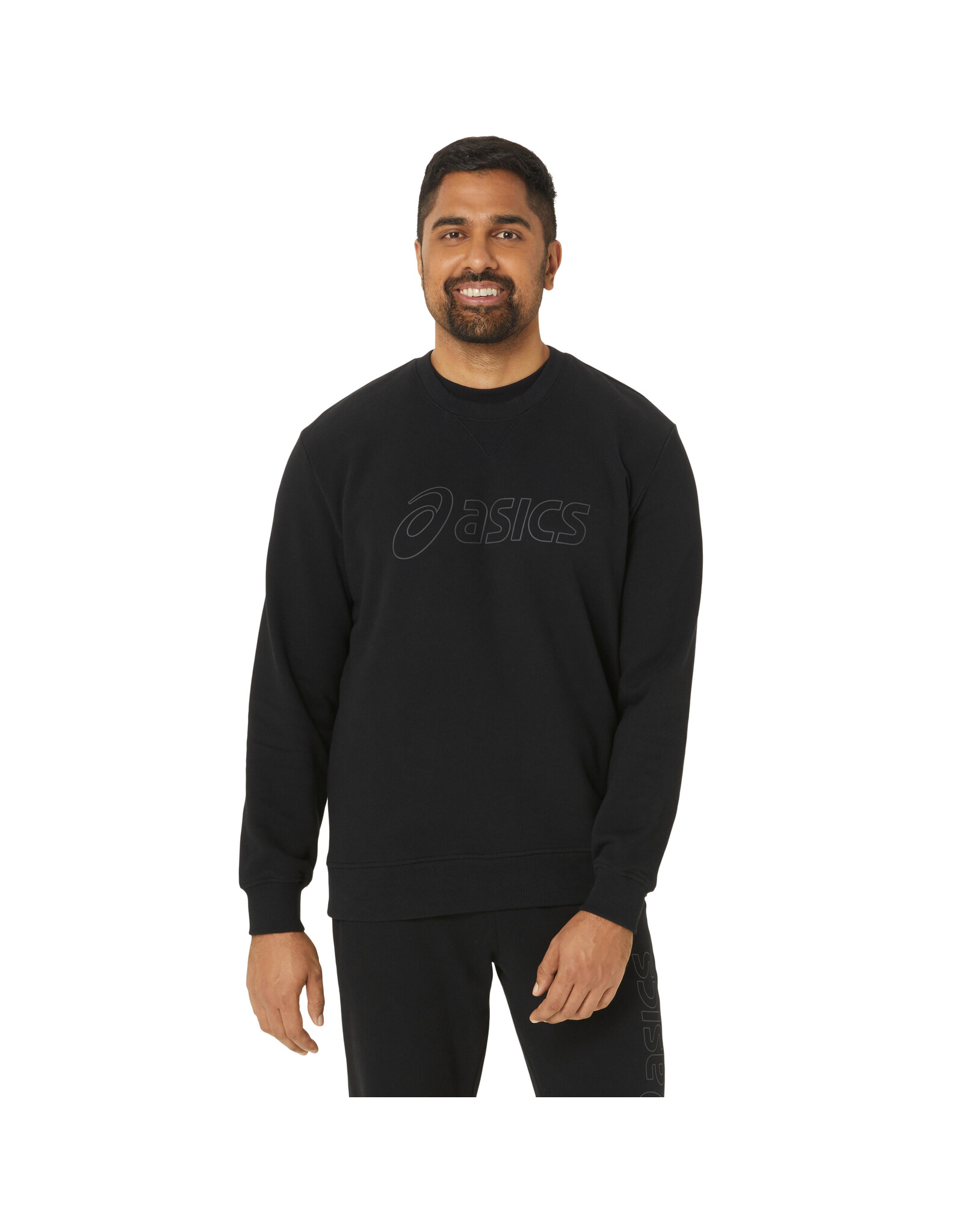 Asics ASICS SWEATSHIRT-Heren-PERFORMANCE BLACK/GRAPHITE GREY