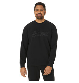 Asics ASICS SWEATSHIRT-Heren-PERFORMANCE BLACK/GRAPHITE GREY