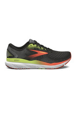 Brooks Ghost 16-Heren-Black/Mandarin Red/Green