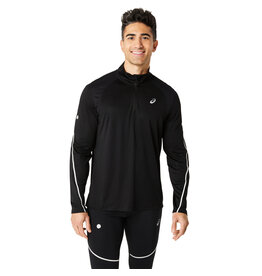 Asics ROAD LITE-SHOW 1/2 ZIP TOP-Heren-PERFORMANCE BLACK