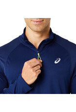Asics ROAD LITE-SHOW 1/2 ZIP TOP-Heren-BLUE EXPANSE
