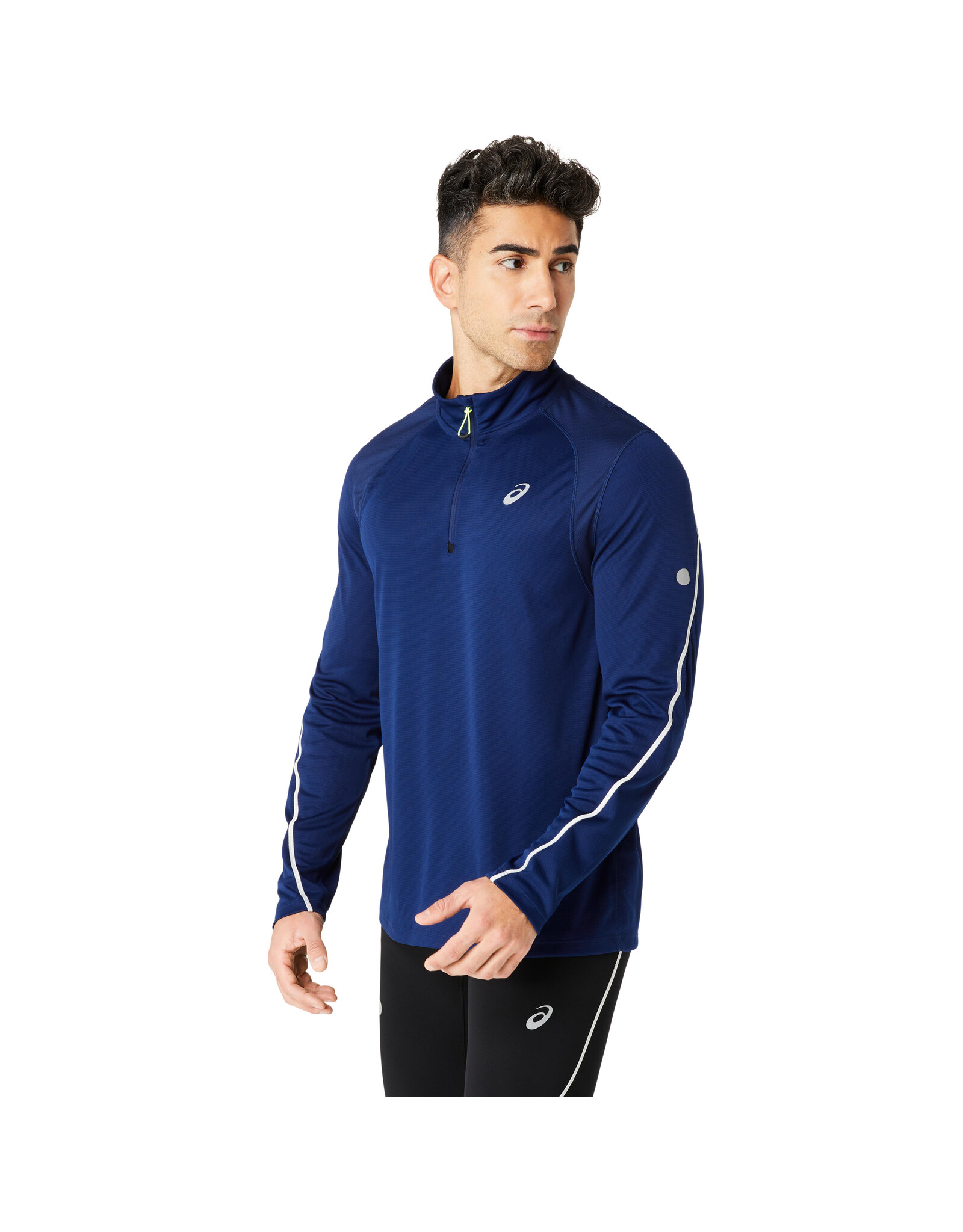 Asics ROAD LITE-SHOW 1/2 ZIP TOP-Heren-BLUE EXPANSE