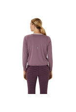 Asics NAGINO RUN LS TOP-Dames-DUSTY MAUVE/WATERSHED ROSE