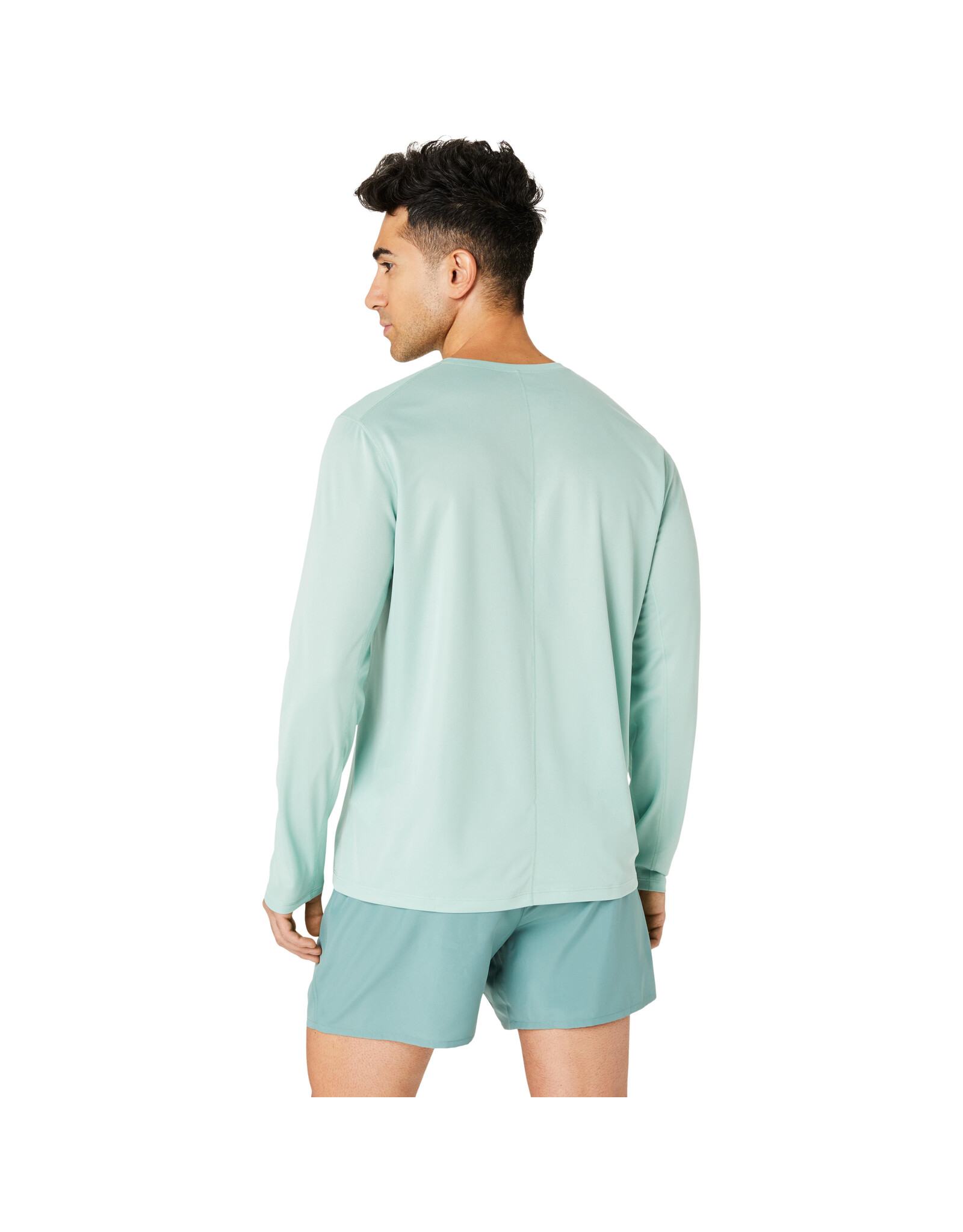 Asics CORE LS TOP-Heren-LIGHT CELADON