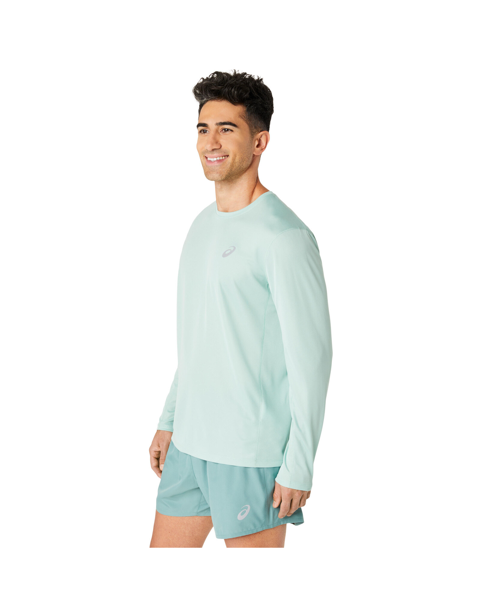 Asics CORE LS TOP-Heren-LIGHT CELADON