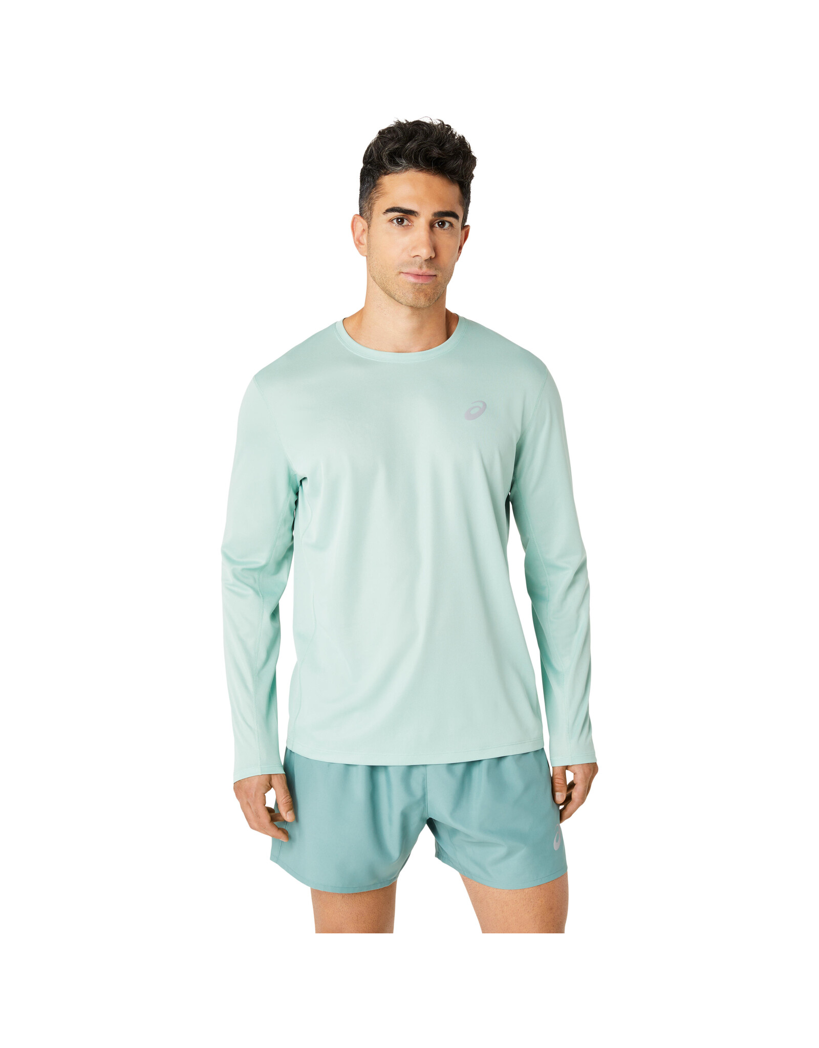Asics CORE LS TOP-Heren-LIGHT CELADON