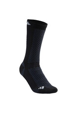 Craft WOOL WARM MID 2-PACK SOCK-Unisex-BLACK/WHITE