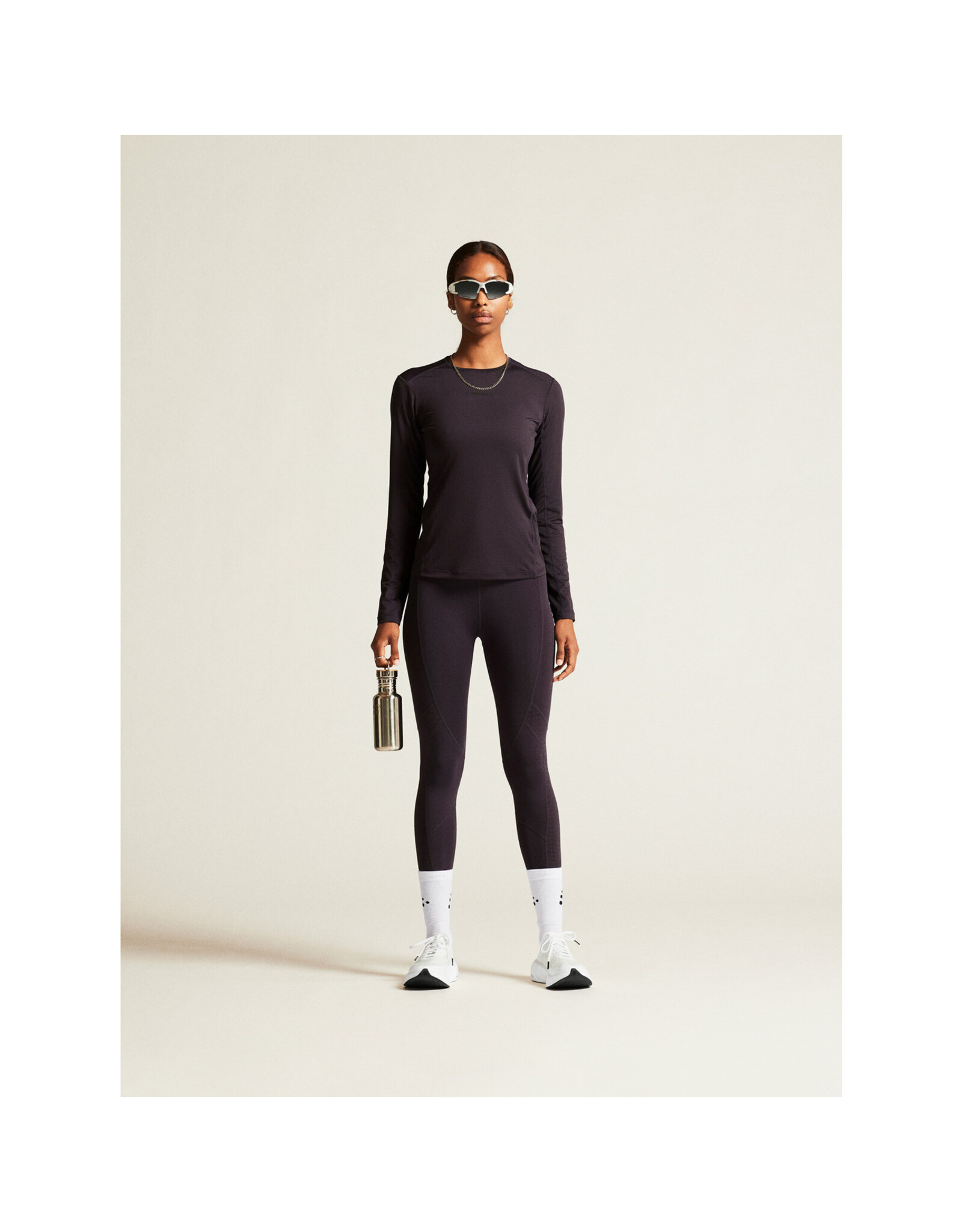 Craft ADV ESSENCE LS TEE 2 W-DK PLUM