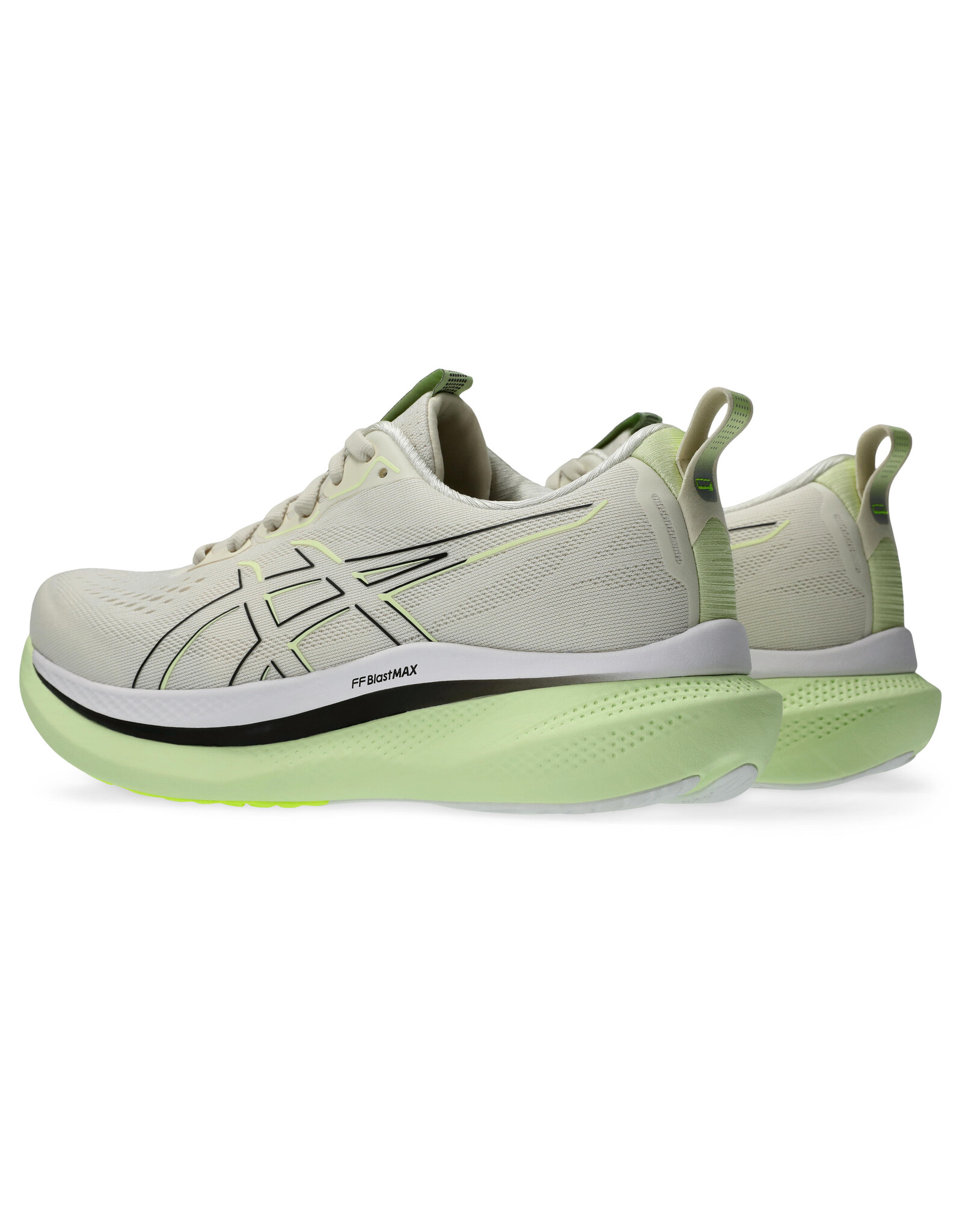 Asics GLIDERIDE MAX-Dames-BIRCH/BLACK
