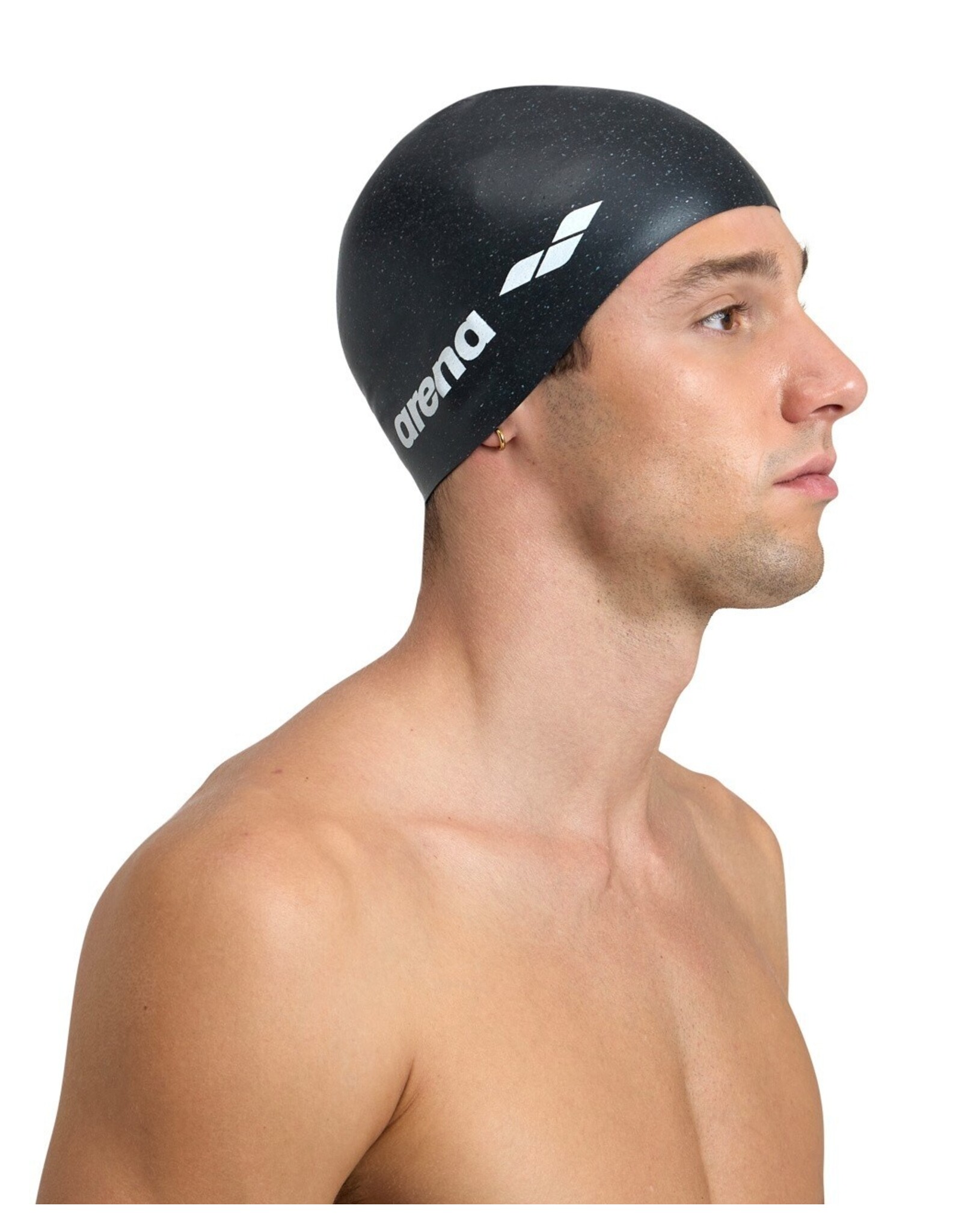 Arena Flat Silicone Cap-black-multi