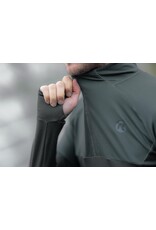 Rogelli Runningtop LM Enjoy III Legergroen
